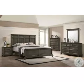 Houston Gray Panel Bedroom Set
