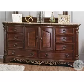 Menodora Brown Cherry Dresser