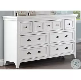 Castile White Dresser