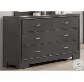 Alison Metallic Gray Dresser