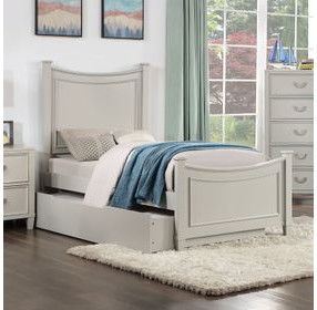 Lycorida Gray Full Bed with Trundle
