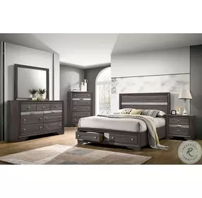 Chrissy Gray Panel Bedroom Set