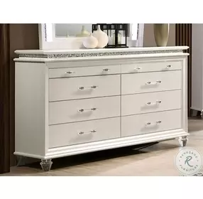 Maddie Pearl White Dresser