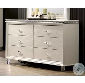Allie Pearl White Dresser