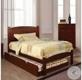 Cara Rich Cherry Twin Platform Bed