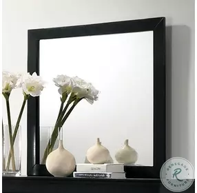 Louis Philippe Black 38" Mirror