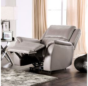 Gorgius Light Gray 39" Power Recliner