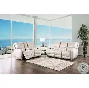 Phineas Beige Power Reclining Living Room Set