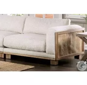 Arendal Beige And Natural RAF Chair