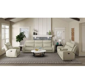 Jacobus Beige Manual Reclining Living Room Set