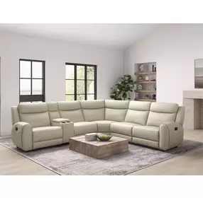 Jacobus Beige 130" Motion Sectional