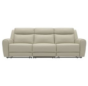 Jacobus Beige 87" Manual Reclining Sofa