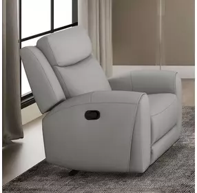 Jacobus Light Gray 41" Manual Recliner
