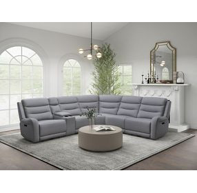 Matthias Gray 129" Motion Sectional