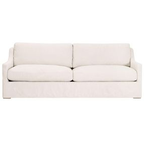 Colin Cream Performance Fabric 94" Outdoor Slipcover Sofa