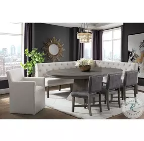 Modesto Weathered Gray Extendable Dining Room Set
