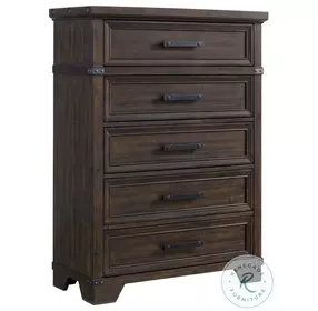 Canyon Ridge Charcoal 5 Drawer Chest