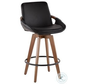 Cosmo Black Counter Stool