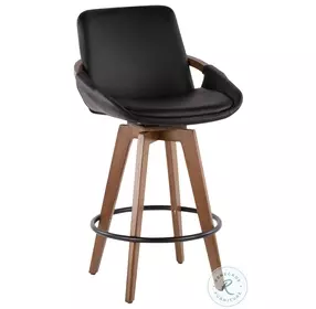 Cosmo Black Counter Stool