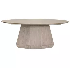 Coulter Natural Gray Ash 78" Oval Dining Table