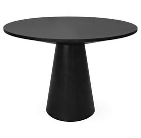 Cove Vintage Black 48" Round Counter Height Table