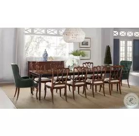 Charleston Black 118" Extendable Dining Room Set