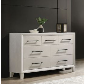 Ballard White 7 Drawer Dresser
