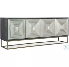 Commerce And Market Black And Pewter Dimensions Credenza