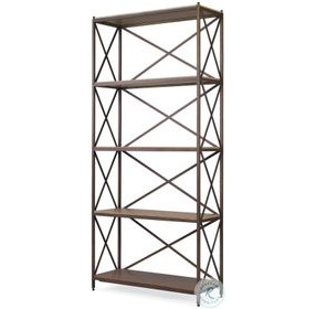 Details Nob Oak Veneers And Bronze Hill Bookcase