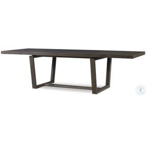 Hatteras Mink Grey 80" Extendable Rectangular Dining Table