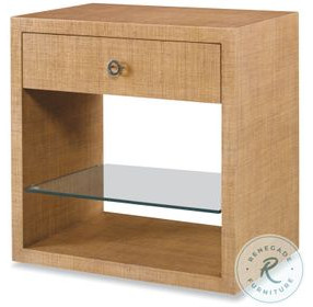 Charleston Sand 1 Drawer Large Nightstand