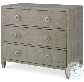 Charleston French Grey 3 Drawer Side Chest