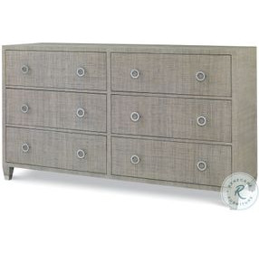 Charleston French Grey 6 Drawer Dresser