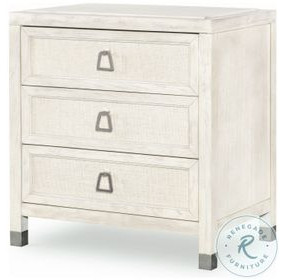 Atlas Off White 3 Drawer Nightstand