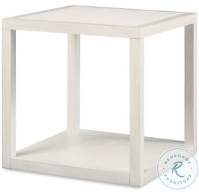 Atlas Off White Side Table