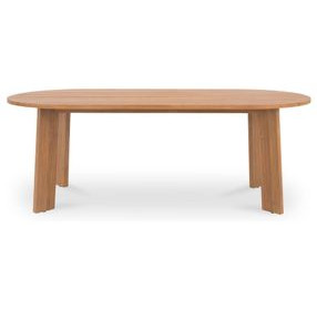 Delta Natural Outdoor 84" Oval Dining Table