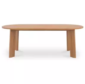 Delta Natural Outdoor 84" Oval Dining Table