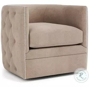 Palazzo Beige Swivel Chair