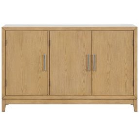 Essence Natural and White 3 Door Marble Top Server