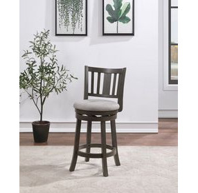 D01852 Gray Swivel Counter Height Stool