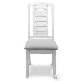 Island Haven Old Gray and Taupe Shutter Dining Chair Set of 2