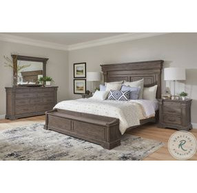 Madison Ridge Natural Bark Panel Bedroom Set