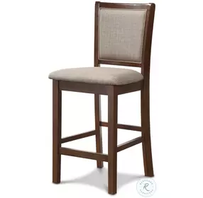 Amy Cherry Counter Height Stool Set Of 2