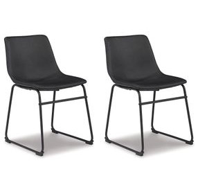 Centiar Black Dining Chair Set Of 2