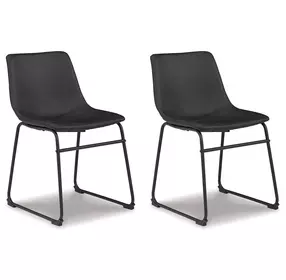 Centiar Black Dining Chair Set Of 2