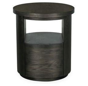 Saddlewood Coffee Bean Round End Table