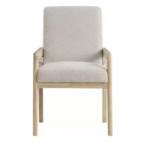 Arcadia Gray Upholstered Arm Chair Set of 2