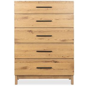 Brookstone Rustic Caramel 5 Drawer Chest