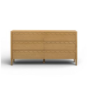 Oodle Natural Ash 6 Drawer Dresser