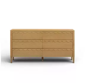Oodle Natural Ash 6 Drawer Dresser
